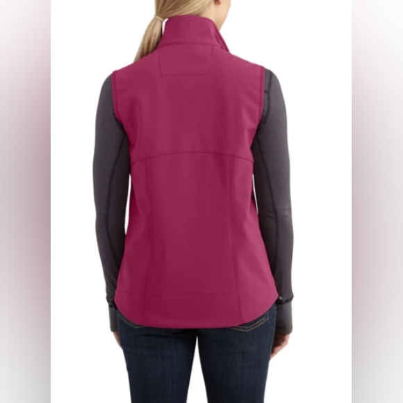 Carhartt Denwood Softshell Vest Raspberry Pink Ladies Sz XSmall - Picture 2 of 11